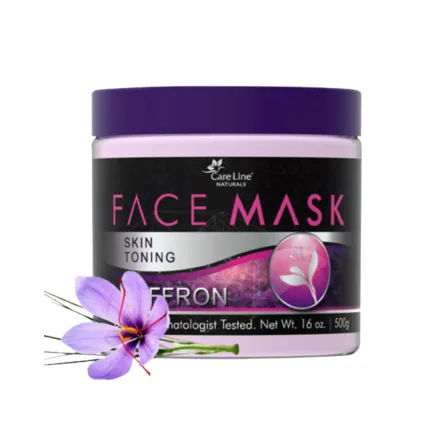Care Line Saffron Face Mask Skin Toning Saffrona - 500g | كير لاين قناع الوجه - 500 غ