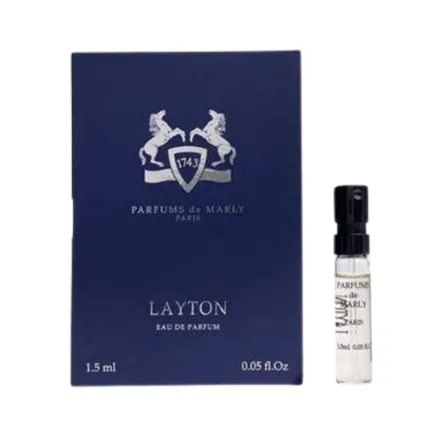 De Marly Sample Layton EDP - 1.5ml | دي مارلي عينة عطر لايتون أو دو برفيوم للرجال - 1.5 مل