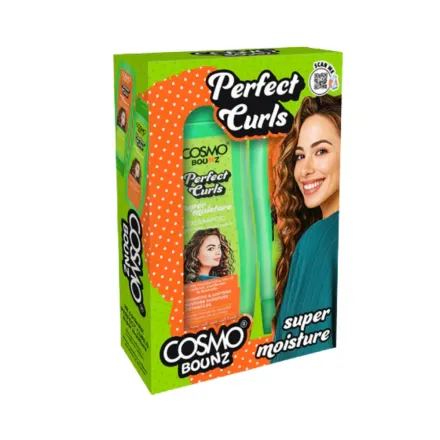 COSMO COSMETICS 2PC SHAMP & COND SUPER MOISTURE - 400ml | كوزمو كوزمتكس مجموعة العناية بالشعر ترطيب عالي شامبو وبلسم - 400 مل