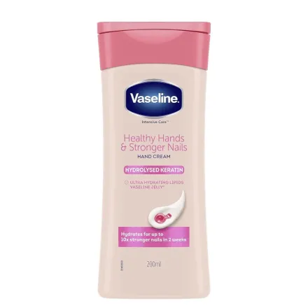 Vaseline Intensive Care Healthy Hands Stronger Nails Body Lotion | فازلين لوشن للجسم والاظافر واليدين