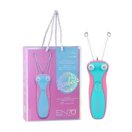ENZO Professional Barbie Edition Electric Threading Machine for Hair Removal | انزو جهاز إزالة الشعر بالخيط الكهربائي بروفيشنال إصدار باربي
