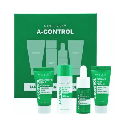 NINE LESS A-Control targeted acne prone skin | ناين ليس مجموعة للبشرة المعرضة لحب الشباب