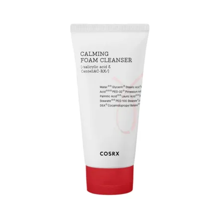 COSRX AC Collection Calming Foam - Gentle Face Wash - 150ml | كوزركس غسول رغوي لطيف للبشرة الدهنية والمختلطة - 150 مل