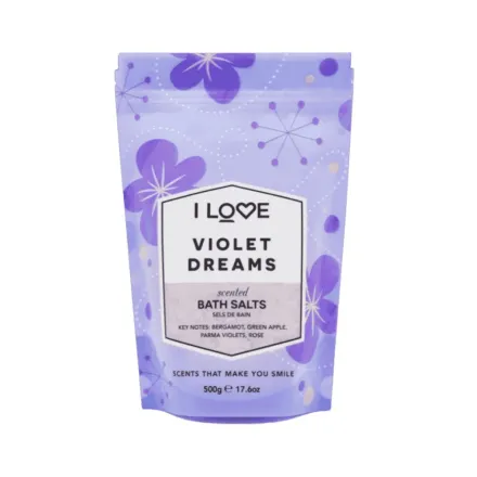 I Love Bath Salts - 500g | اي لوف أملاح استحمام معطّرة - 500غ