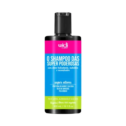Widi Care O Shampoo das Super Poderosas - 300ml | ويدي كير شامبو داس سوبر بوديروساس - 300 مل
