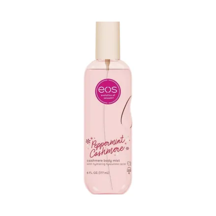 eos Holiday Body Mist - Peppermint Cashmere - 177ml | اي او اس ميست للجسم كشمير برائحة حلوى النعناع - 177مل
