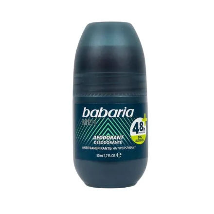 BABARIA Deo Antitranspirante 24h - 50ml | باباريا رول مزيل تعرق 24 ساعة - 50 مل