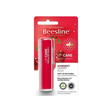 Beesline Lip Care - Shimmery Cherry - 4g |بيزلين مرطب الشفاه - الكرز اللامع - 4 غرام