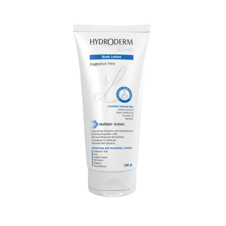 HYDRODERM Body Lotion Multiple Action - 200ml | هيدروديرم لوشن للجسم خالي من العطور - 200 مل