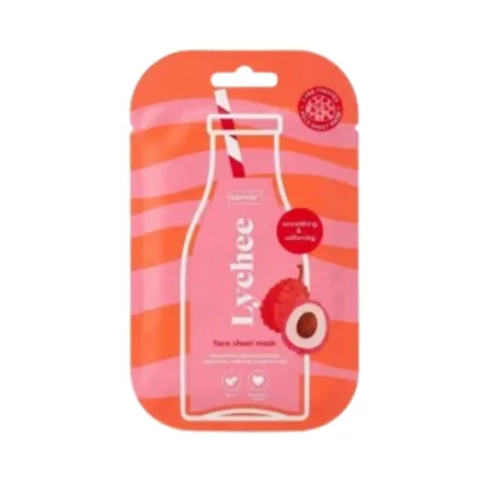Sence Lychee Face Sheet Mask - 20ml | سينس بيوتي ماسك الوجه الورقي بخلاصة الليتشي - 20 مل