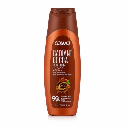 COSMO Radiant Cocoa Body Lotion - 400ml | كوزمو لوشن للجسم بزبدة الكاكاو - 400 مل