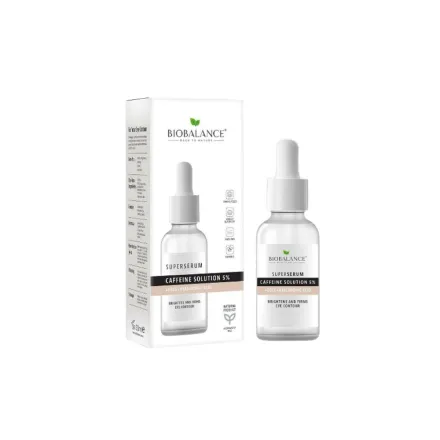 Bio Balance Caffeine Anti-Dark Circle Eye Contour Treatment Super Serum - 30ml |بايو بالانس سوبر سيروم الكافيين والهيالرونيك اسيد لعلاج الهالات السوداء - 30 مل