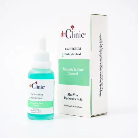 dr.Clinic Face Serum Salicylic acid Blemish & pore Control - 30ml| دكتور كلينك سيروم الساليسيلك اسيد -30 مل