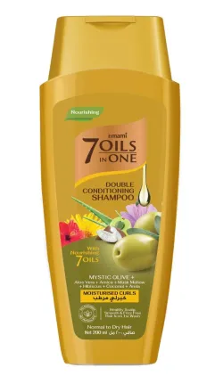 Emami 7 Oils In One Moisturised Curls Shampoo - 400ml | امامي 7 أنواع من الزيوت في الشامبو للشعر الكيرلي - 400 مل