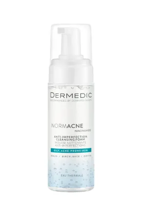 DERMEDIC NORMACNE cleansing face foam - 170ml | ديرمديك غسول رغوي للبشرة الدهنية المعرضة لحب الشباب - 170 مل