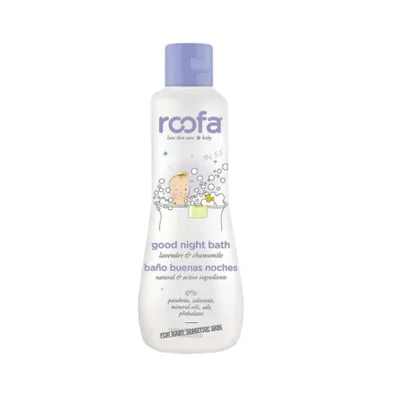 roofa Good Night Bath Gel Lavander - 200ml | روفا جل الاستحمام للأطفال باللافندر - 200 مل