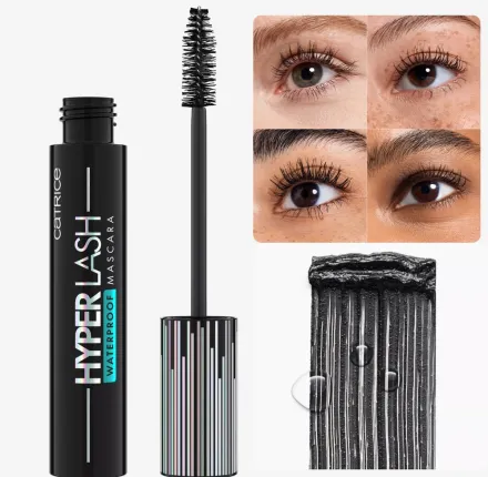 Catrice Hyper Lash Waterproof Mascara Electric Black- 11 ml | كاتريس ماسكارا هايبر لاش مقاومة للماء – بلاك إليكتريك 11 مل