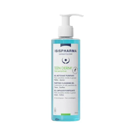 ISIS PHARMA Teen Derm Sensitive Gel - 250ml | ايزيس فارما جل تنظيف مهدئ للبشرة - 250مل