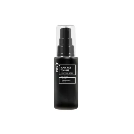 coxir Purifying facial mask Black Rice Txa Pore - 50ml | كوكسر ماسك منقي للوجه بالفحم و الترانيكساميك اسيد و الأرز الاسود - 50 مل