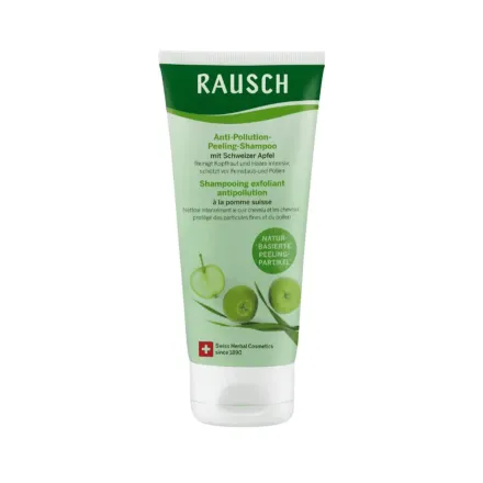 Rausch Anti-Pollution-Peeling Shampoo with Swiss Apple - 100ml | راوش شامبو تقشير مضاد للتلوث بالتفاح السويسري - 100مل