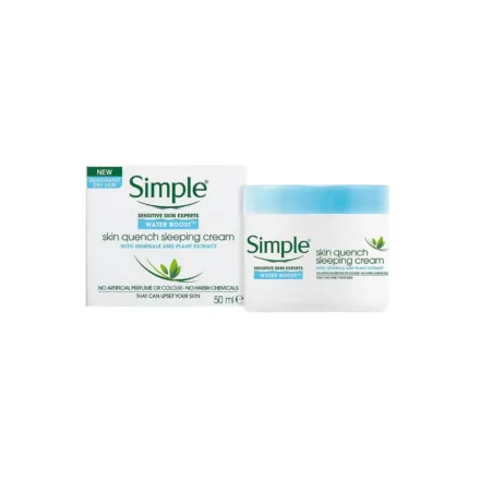 Simple Skin Quench Sleeping Cream - 50ml | سمبل كريم مرطب ليلي - 50 مل