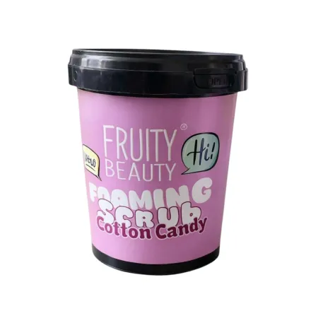 FRUITY BEAUTY Foaming Foaming Scrub Cotton Candy - 500ml | فروتي بيوتي سكراب رغوي برائحة غزل البنات - 500مل