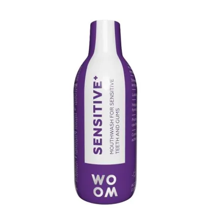 WOOM Sensitive+ Mouthwash for Sensitive Teeth and Gums - 500ml | ووم غسول فم حساسية - 500مل